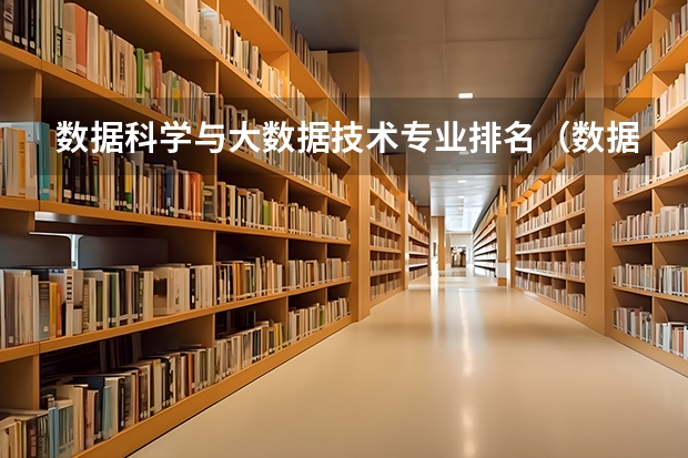 数据科学与大数据技术专业排名（数据技术与大数据科学专业大学排名）