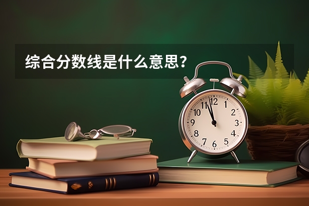 综合分数线是什么意思？